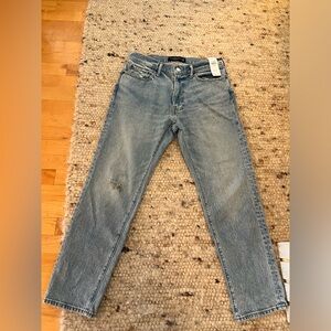 Men’s 90’s Straight Jeans - Light Wash - Abercrombie - 31x30